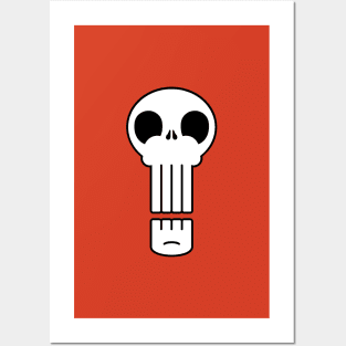 Long Skull Posters and Art